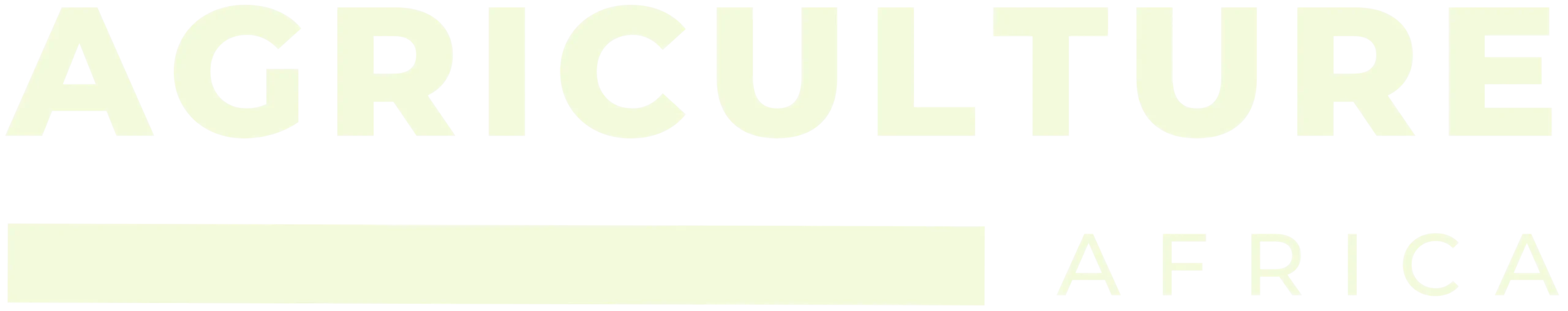 Agriculture Culture in Africa Logo on White Background