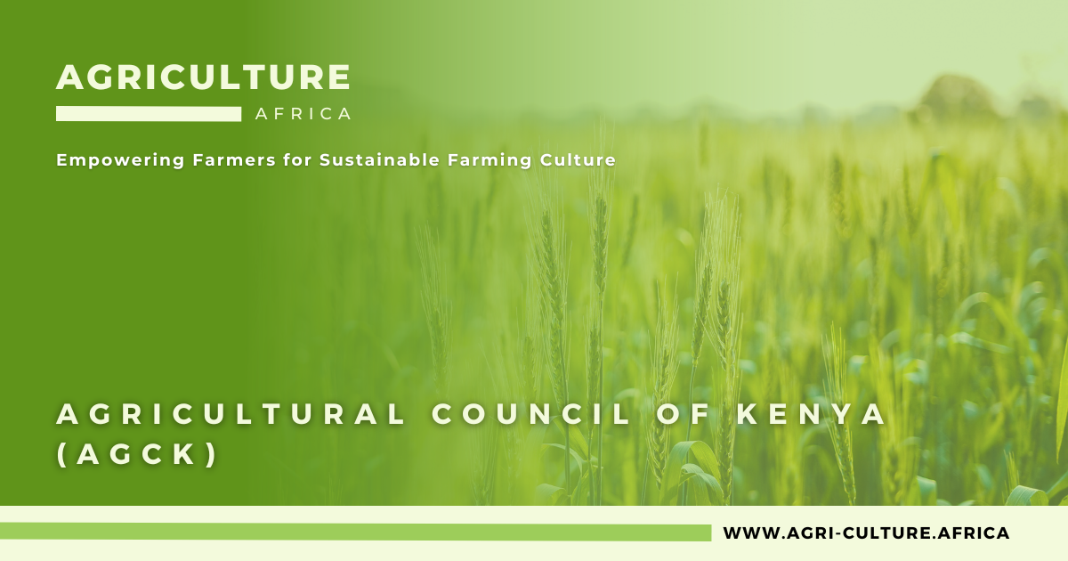 Agricultural Council of Kenya (AgCK)