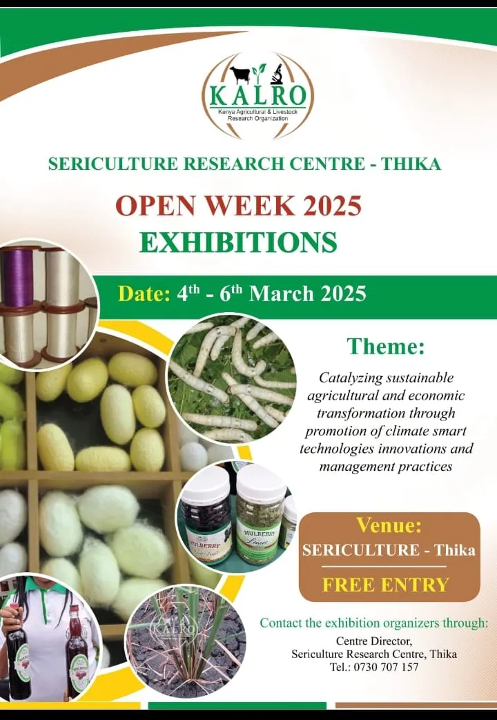 Sericulture Research Centre - Thika Open Week 2025 