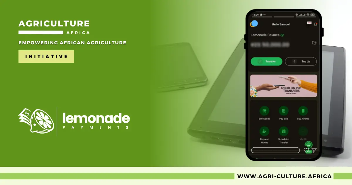 Lemonade Seamless Payments for Agri-tech